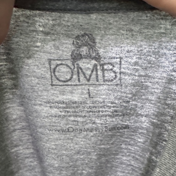 OMB 80s Baby Gray Short Sleeve Tee - Picture 3 of 6